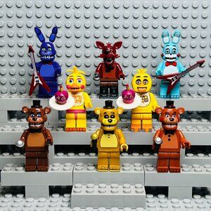 Five Nights at Freddy's Custom Minifigures Lot of 8